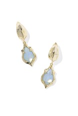 Kendra Scott Adriana Scalloped Frame Huggie