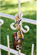 Victory Lap Victory Lap Woven Scarf Pearl Phone Strap/Wristlet