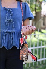 Victory Lap Victory Lap Woven Scarf Pearl Phone Strap/Wristlet