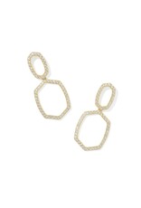 Kendra Scott Daphne Pave Open Frame Earring