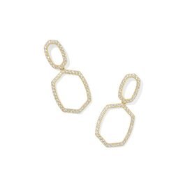 Kendra Scott Daphne Pave Open Frame Earring