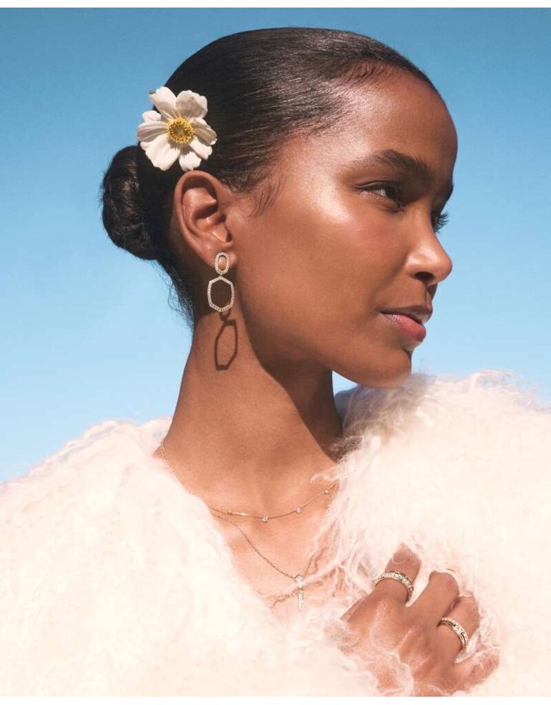 Kendra Scott Daphne Pave Open Frame Earring