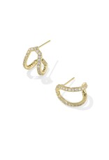 Kendra Scott Daphne Pave Huggie Earring