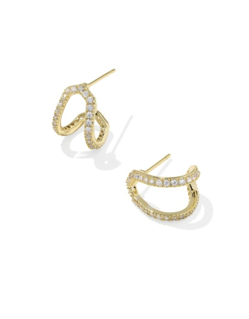Kendra Scott Daphne Pave Huggie Earring