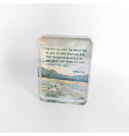 Lauren Dunn Acrylic Scripture Block