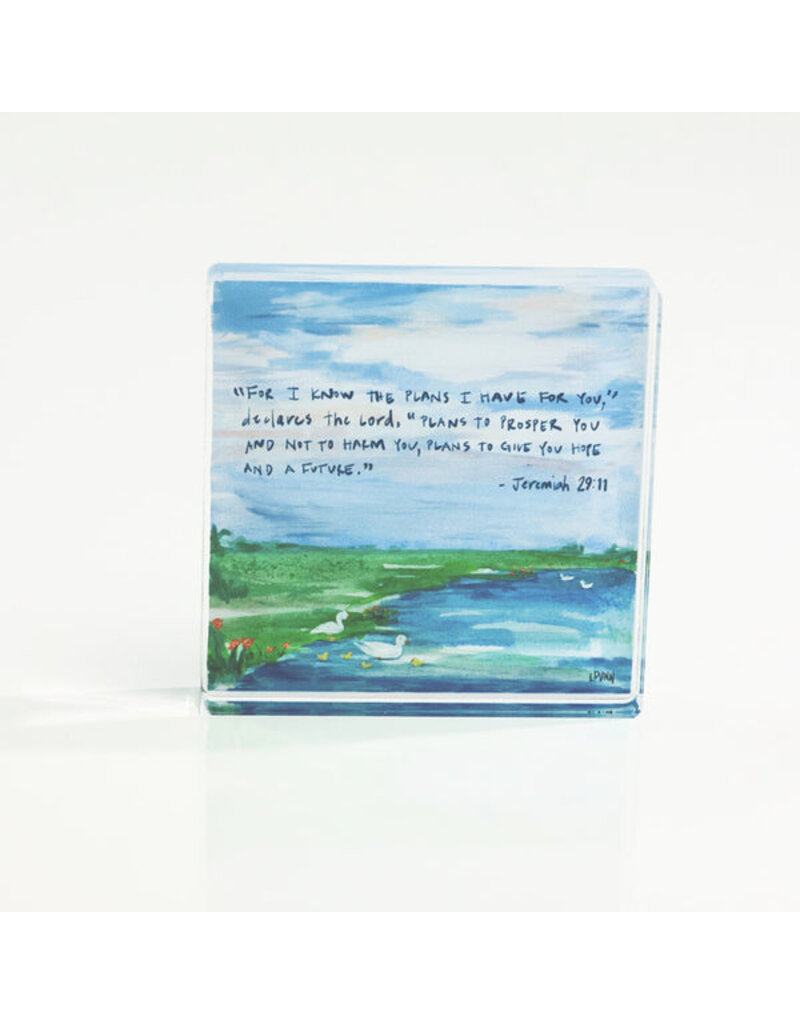 Lauren Dunn Acrylic Scripture Block