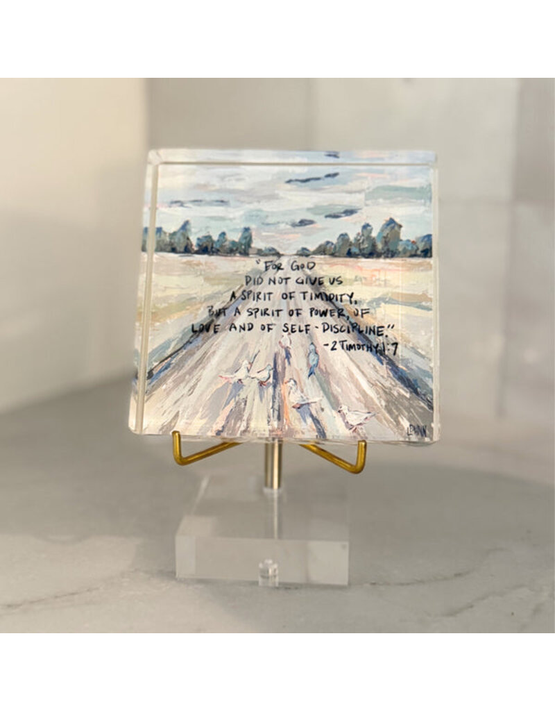 Lauren Dunn Acrylic Scripture Block