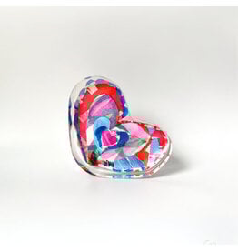 Lauren Dunn Scalloped Heart Acrylic Block