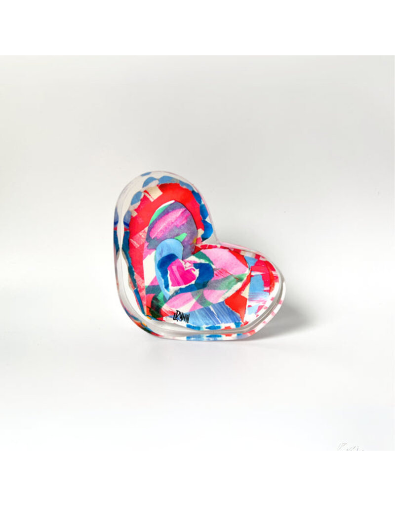 Lauren Dunn Scalloped Heart Acrylic Block