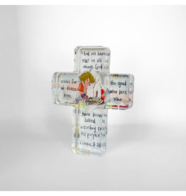 Lauren Dunn Scripture Acrylic Cross