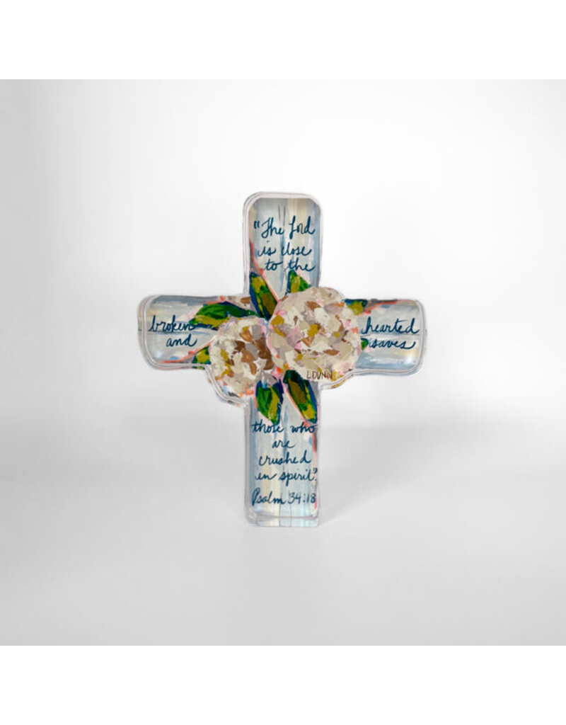 Lauren Dunn Scripture Acrylic Cross