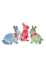 Lauren Dunn Bunnies In Color Acrylic Set/3