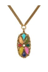 Kendra Scott Dolly Patchwork Long Pendant