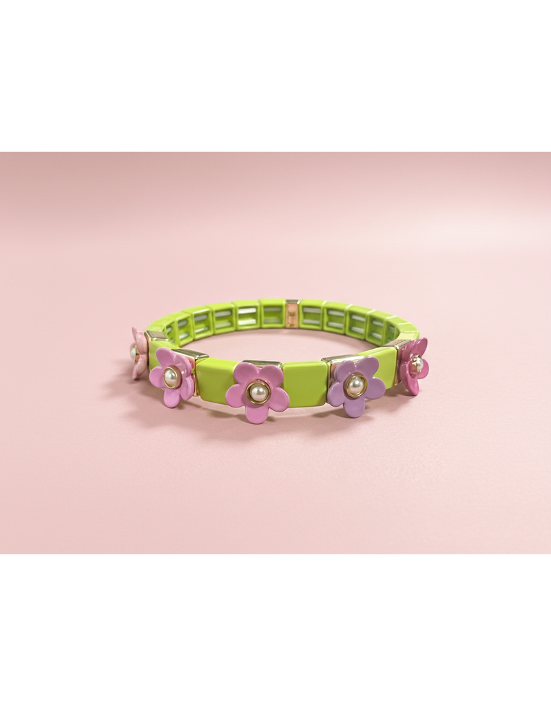 Taylor Elliott Designs TED Poppy Enamel Bracelet