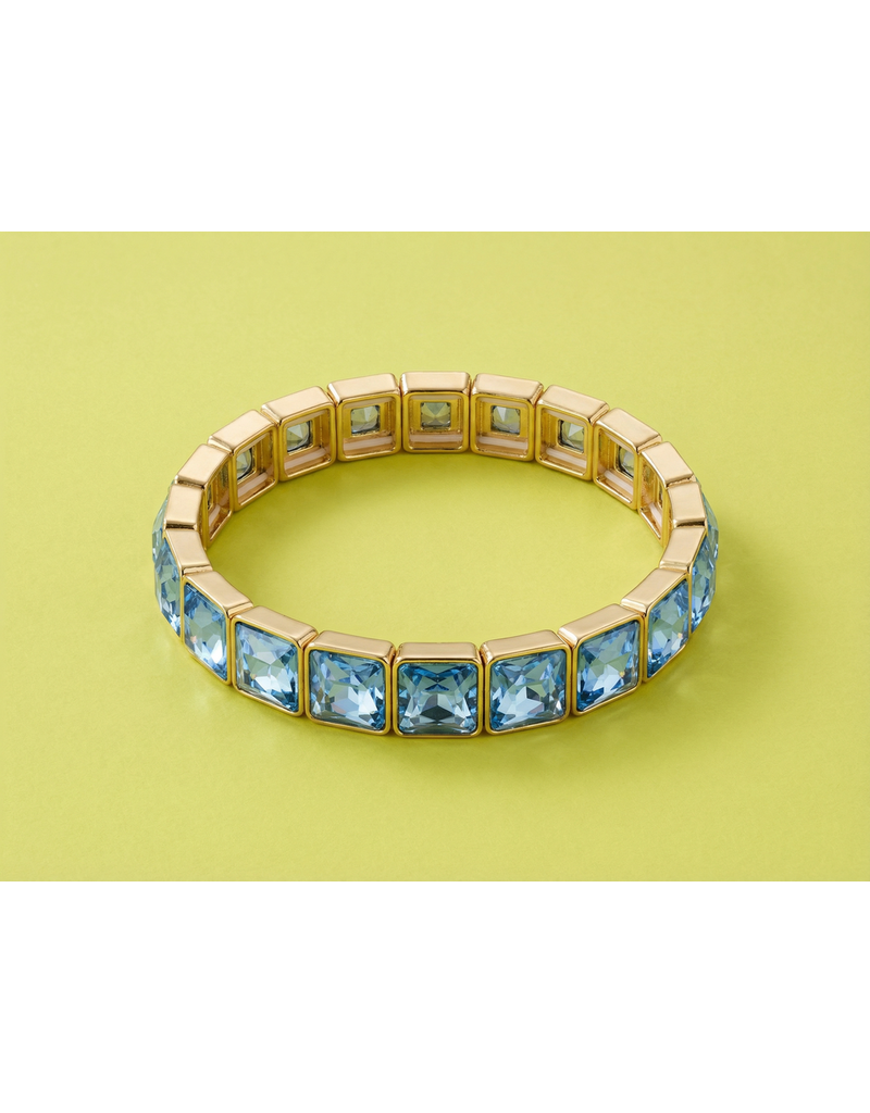Taylor Elliott Designs TED Libby Gemstone Bracelet - Square Gems