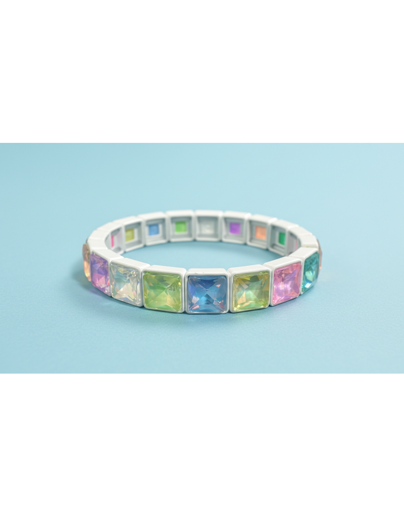 Taylor Elliott Designs TED Libby Gemstone Bracelet - Square Gems