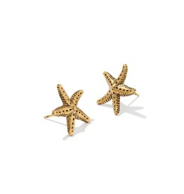 Kendra Scott Parker Starfish Metal Stud