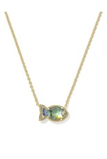 Kendra Scott Parker Fish Pendant Necklace
