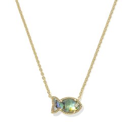 Kendra Scott Parker Fish Pendant Necklace