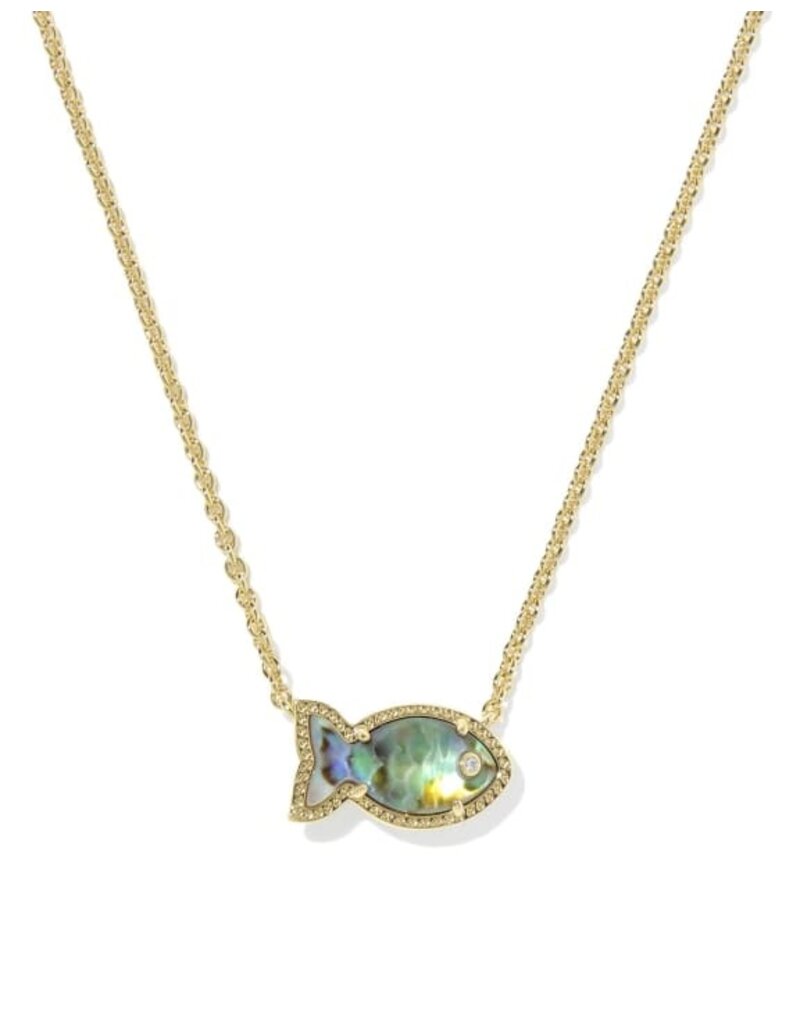 Kendra Scott Parker Fish Pendant Necklace