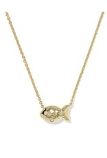 Kendra Scott Parker Fish Pendant Necklace