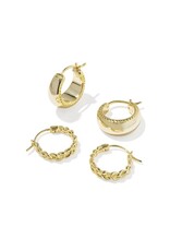 Kendra Scott Gabriella Set Huggie Earring