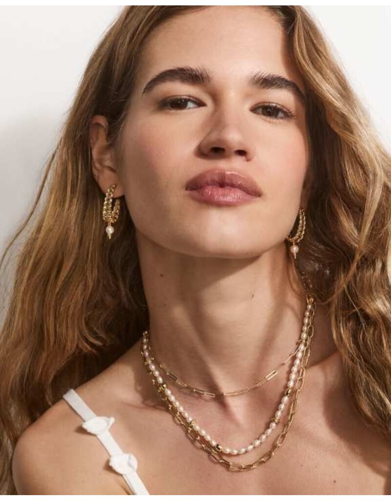 Kendra Scott Gabriella Pearl Hoop Earring