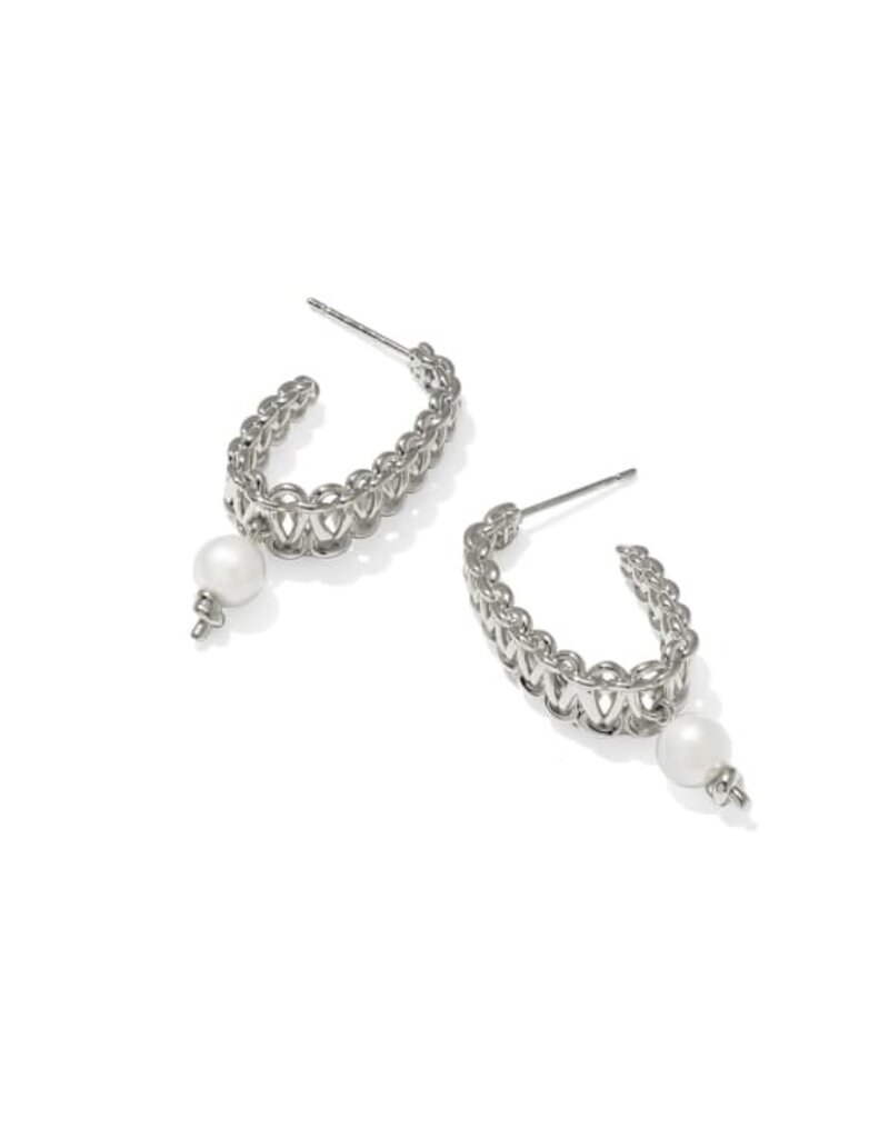 Kendra Scott Gabriella Pearl Hoop Earring