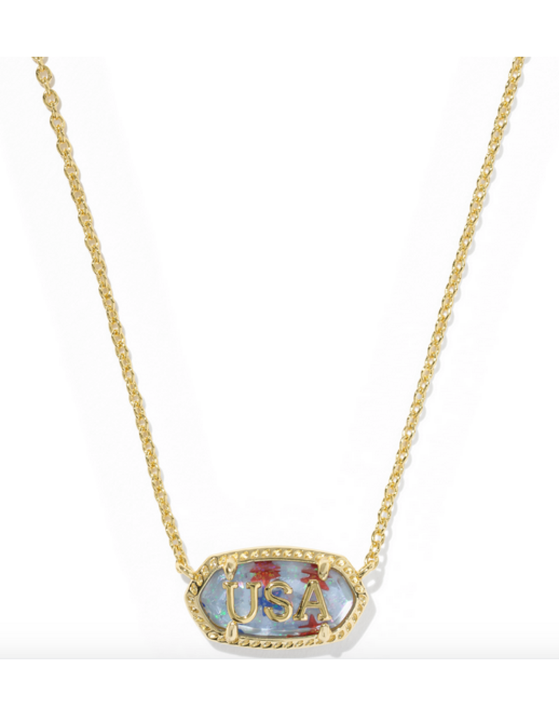 Kendra Scott Elisa USA Pendant Necklace