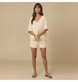Softies Terry Relaxed V-Neck with Short