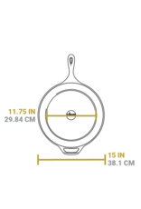 Lodge Cast Iron Lodge Logic Cast Iron Skillet 15"