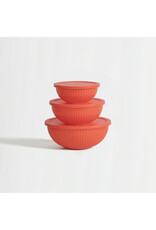 Genicook Product LLC Rainbowls - Borosilicate Glass Mixing Bowl Set/3