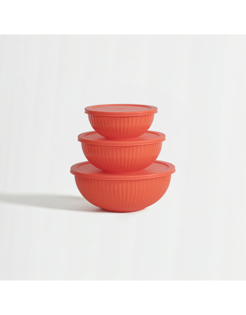 Genicook Product LLC Rainbowls - Borosilicate Glass Mixing Bowl Set/3
