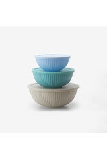 Genicook Product LLC Rainbowls - Borosilicate Glass Mixing Bowl Set/3