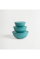 Genicook Product LLC Rainbowls - Borosilicate Glass Mixing Bowl Set/3