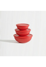 Genicook Product LLC Rainbowls - Borosilicate Glass Mixing Bowl Set/3