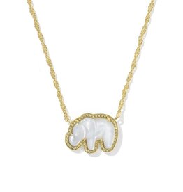 Kendra Scott Elephant Short Pendant Necklace