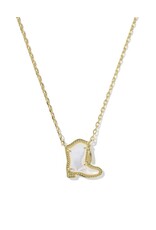 Kendra Scott Drill Team Boot Pendant Necklace