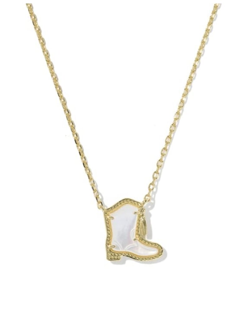 Kendra Scott Drill Team Boot Pendant Necklace