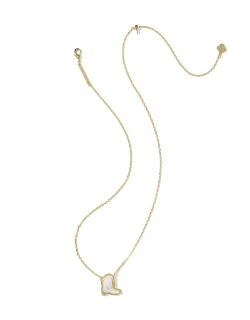 Kendra Scott Drill Team Boot Pendant Necklace