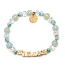 Little Words Project LWP CZ Letter Blocks Bracelet
