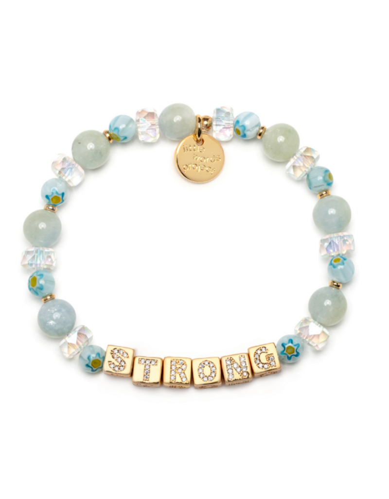 Little Words Project LWP CZ Letter Blocks Bracelet