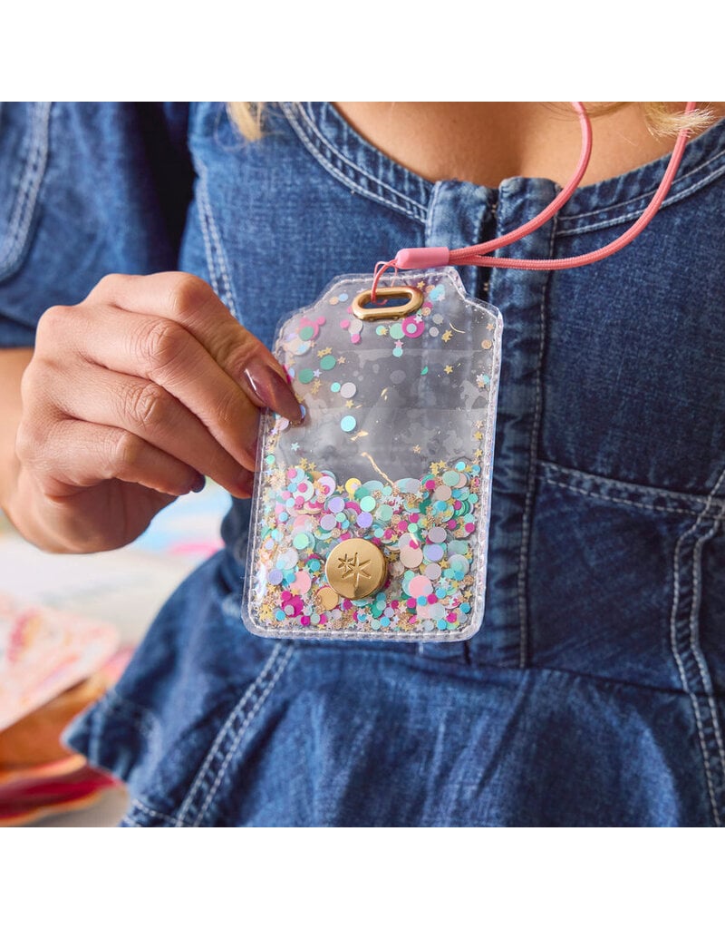 Packed Party Confetti Filled Lanyard
