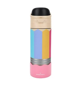Packed Party Write On! Pencil Shaped Stainless Steel Water Bottle
