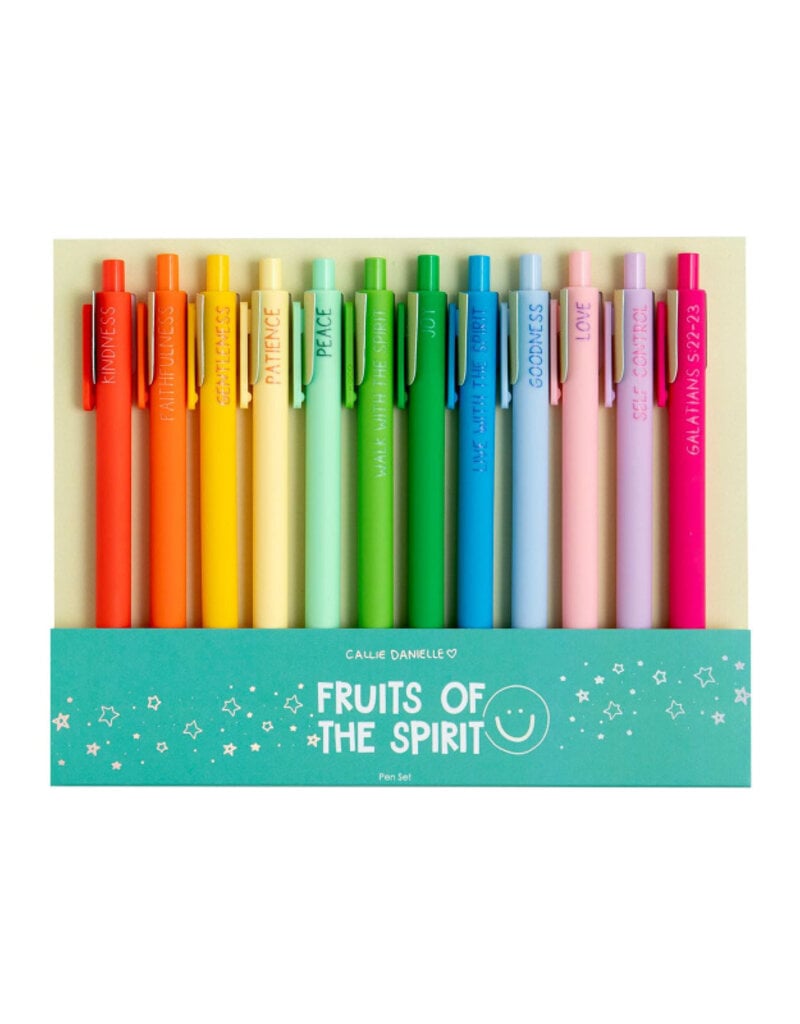 Callie Danielle Fruits of the Spirit Pen Set 12 pack
