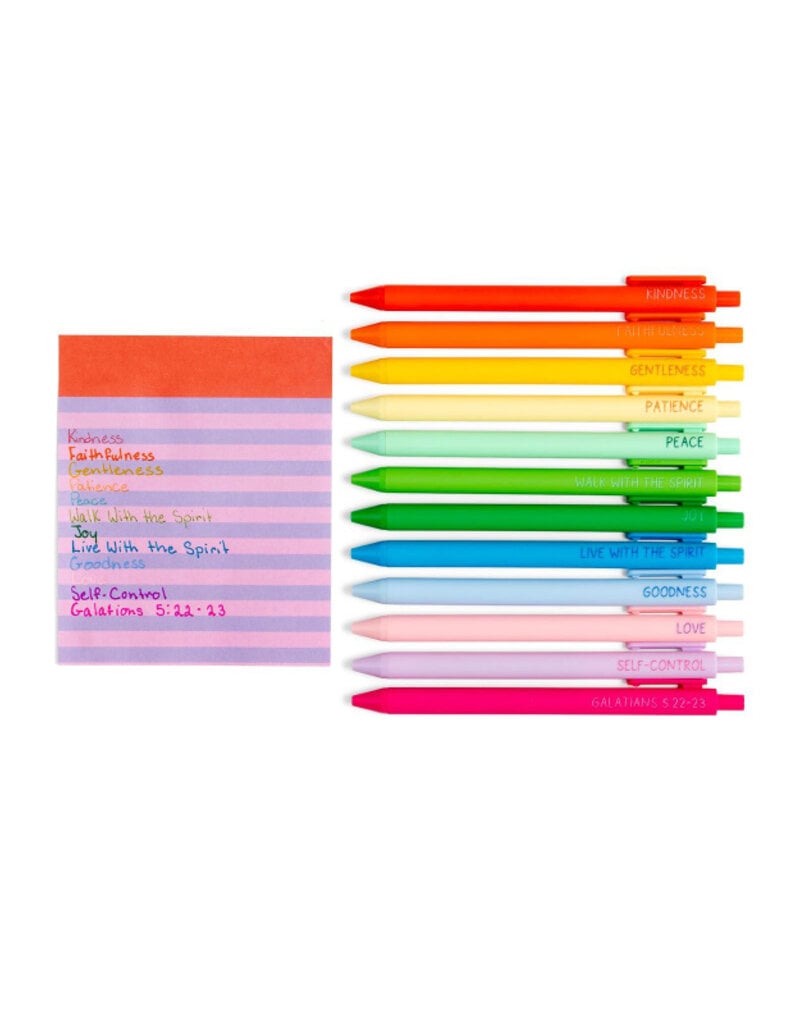 Callie Danielle Fruits of the Spirit Pen Set 12 pack