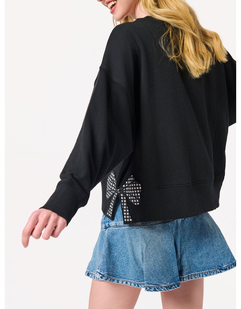 Shiraleah Relax Game Day Sweatshirt Black