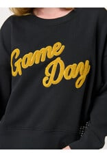 Shiraleah Relax Game Day Sweatshirt Black