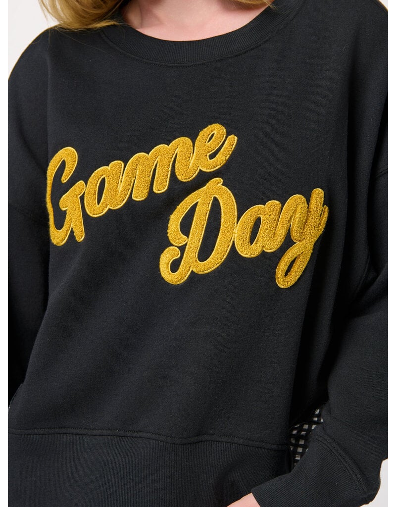 Shiraleah Relax Game Day Sweatshirt Black