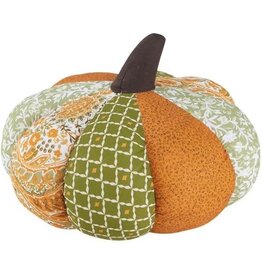 Peking Handicraft Shaped Patchwork Pumpkin Pillow